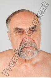 Head Man White Average Wrinkles Male Studio Poses